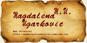 Magdalena Ugarković vizit kartica